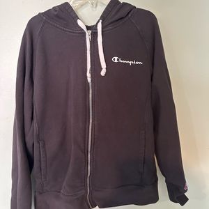Champion black hoodie size:S